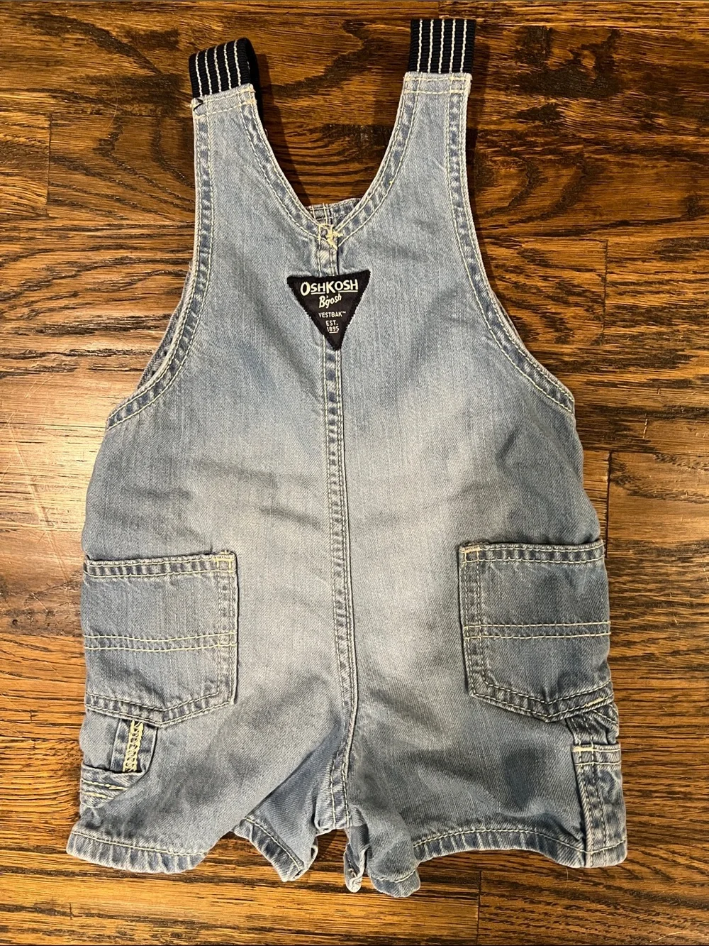 Ralph Lauren, GAP, OshKosh Bundle Boys 12 Month Shirts Overall Shorts